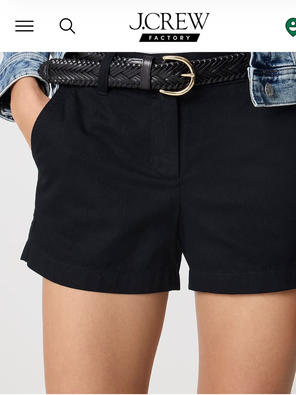 J. Crew Black Women's Tailored Casual Shorts